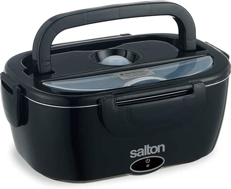 3 compartment lunch box electric warming|Salton Portable Electric Lunchbox .